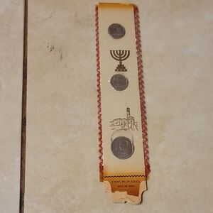 Vintage Coins And Stamps Of Isreal Bookmark Spuvenier